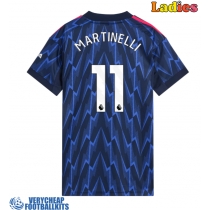 Arsenal Gabriel Martinelli #11 Replica Away Shirt Ladies 2025-26 Short Sleeve